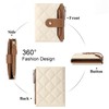 SENDEFN Small Wallet for Woman Leather RFID Blocking Bifold Zipper
