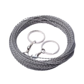 Mini Stainless Steel Wire Saw,Pocket Chainsaw,Portable Camping Saw Wire Saw,Wire Hand Saw Field Saw Wire 10M