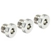 PATIKIL M10*1 Internal Hex Head Pipe Fitting Plug 3pcs Male