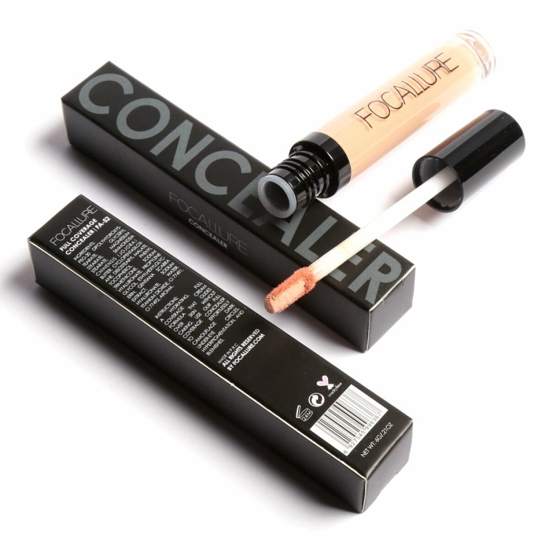 Focallure, Face Concealer Makeup Liquid Full Coverage - 01-Netural