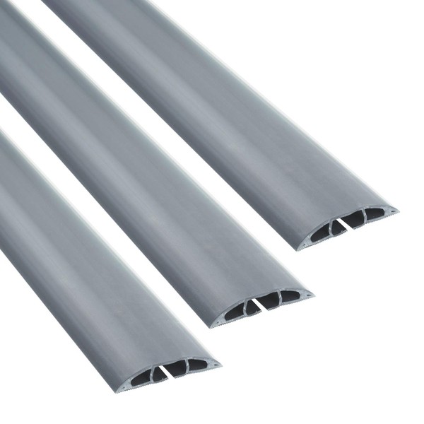 D-Line 6ft Floor Cord Covers 3-Pack (18ft Total Coverage), Cable