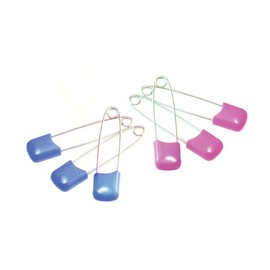 Pigeon Safety Pins (Assorted Colours) X 6