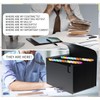 Vanulee 25 Pockets File Organiser Box File Folder,Document Organiser Concertina
