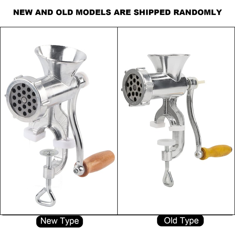 Aluminium Meat Grinder - Manual for the Kitchen with Perforated