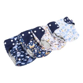 Para Lavables Pañales Para Recién Nacidos, 4 Units, Tela