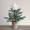 Creative Co-Op Handmade Wool Felt Star Tree Topper with Sequins,
