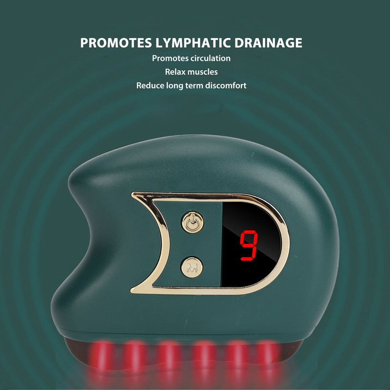 Electric Gua Sha Facial Tool Improve Circulation Ergonomic Design Portable