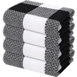 Mordimy Store 100% Cotton Waffle Weave Kitchen Towels, 13 x 28 Inches, Super Soft