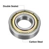 sourcing map Deep Groove Ball Bearing Double Shield 10mm x