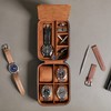 ROTHWELL 5 Watch Travel Case Storage Organizer for 5 Watches