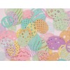 Unbranded Intricate Small Egg Pastel Easter Paper Die Cut Embellishment