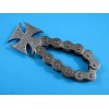 WEST COAST CHOPPERS Iron Cross Logo Motorcycle Chain Beer Bottle