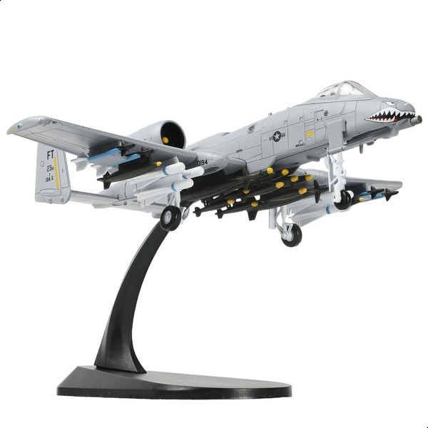 SEBUNAS 1/100 Scale A-10 Thunderbolt II Fighter Model Attack Aircraft