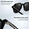 Joopin Acetate Polarized Sunglasses for Women Men Retro Round Square