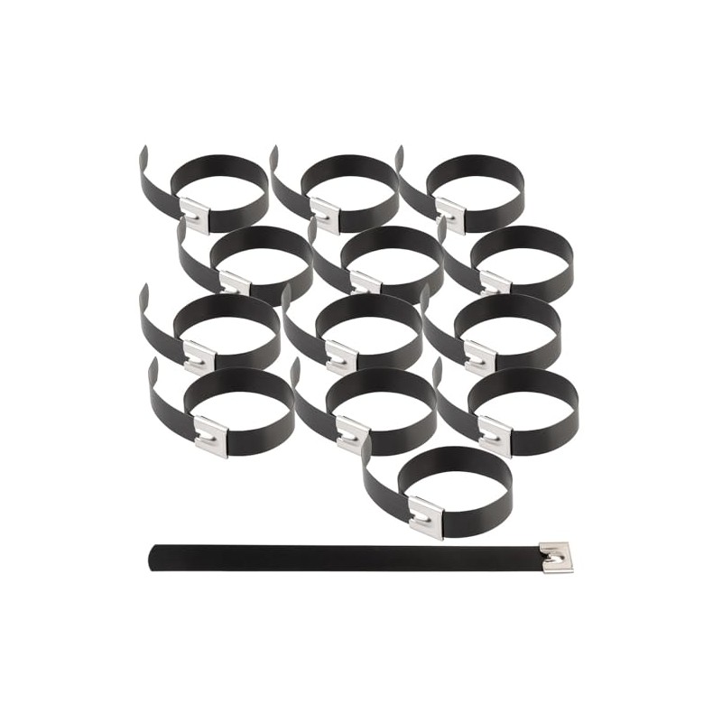 AGT Balcony Railing Bracket: Set of 14 Stainless Steel Mounting