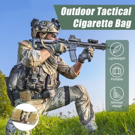 Waist Bag, Multicam Nylon EDC Pouch Pocket Organizer, Small Universal Outdoor Belt Bag for Small Tools Hiking Sports Cycling Jogging