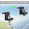 Solar Panel Mount End Clamp 30 mm Black - Solar