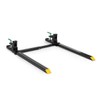Titan Attachments Light-Duty 60" Clamp-on Pallet Forks with Adjustable Stabilizer