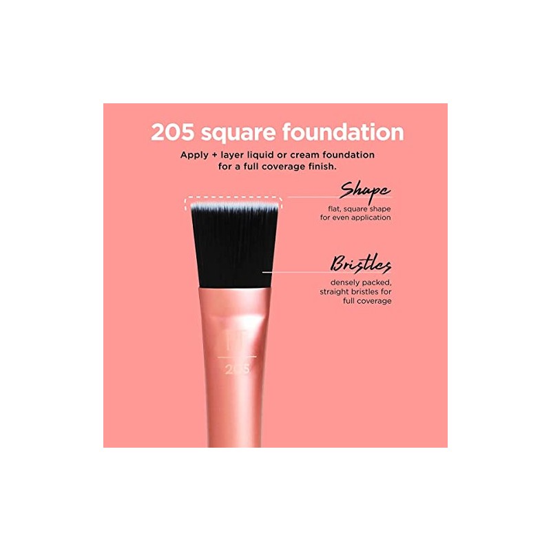 Real Techniques, Flawless Base, Set de Brochas de Maquillaje para