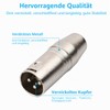 XLR 3-Pin Male to 3.5 mm Female Audio Adapter 3.5