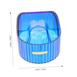 TEHAUX Nail Polishing Bowl Manicure Soaking Bowl for Easy Nail Treatment for Home and Salon Use Deep Skin-friendly Design