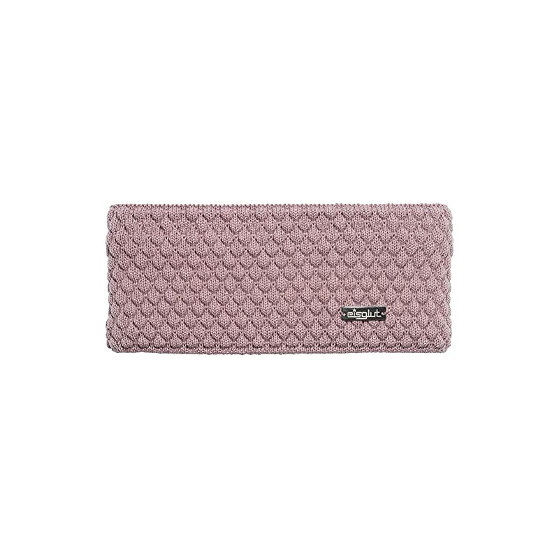 Eisglut Minal Merino Women's Headband Made in Germany, Rose