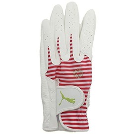 PUMA(プーマ) ゴルフグローブ 手袋 グラフィックネイルフリー(両手) 867321 (02) white/hot coral S