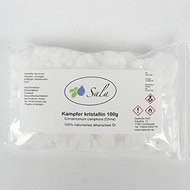 Sala Camphor Crystalline Camphor Crystals Chunks Natural 100 g