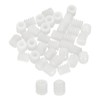 sourcing map 200Pcs 0.33"x0.38" Hinge Dowels, Plastic Dowel Insert for