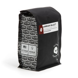 Alpha Coffee – Warrior Select - 16 oz. Premium Gourmet Craft Medium-Dark Roast Whole Bean Coffee | Veteran Owned - Specialty Small Batch Roasted Coffee | 100% Arabica Beans (Combat Roast)