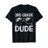 3rd Grade Dude Sunglasses Back To School Tshirt For Boys