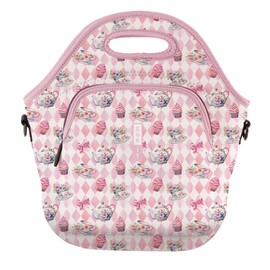 Sok It LunchTote Zippered Bag Insulated Neoprene Caddy (Wonderfully Sweet, X-Large 6.5 Quart Lunch Tote)