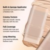 Apooliy 2 in 1 Full Coverage Foundation Stick,Hydrating Lightweight Foundation