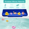 Zhaoyao Splash Guard for Bathtub, 1p Soft Silicone Foldable Tub