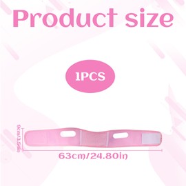 Chin Strap, Double Chin Reducer, Jawline Lifting Straps, Jaw Strap for Sleeping, V Line Lifting Mask for Women, Breathable V Line Face Lift Facial Slimmer Shape for Double Chin and Saggy Face Skin