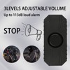 Bicycle Alarm with Remote Control, Wireless Anti-Theft Vibration Motion Sensor,