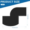 LQIOACU S Shaped Ruler for Men Haircuts Beard Comb for
