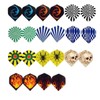 HRLORK 77 Pack Dart Flights Standard Thick Flight Extra Multiple