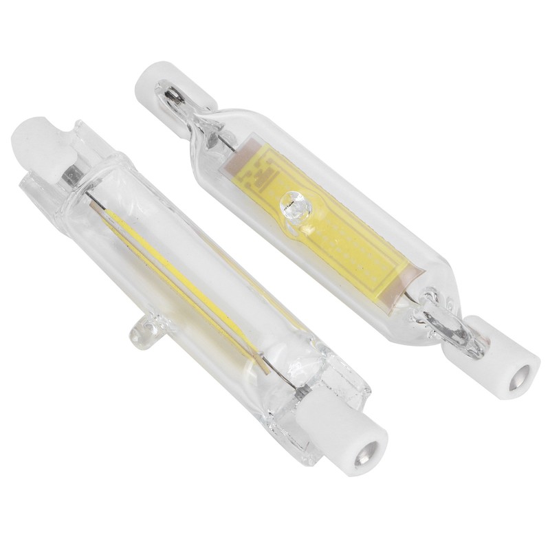 2Pcs R7S COB Bulb 5W 78mm Highlight Double Ended Flood