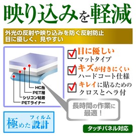メディアカバーマーケット アンパンマン マイクでうたえるはじめてのパソコンだいすき 機種用【反射防止液晶保護フィルム】 互換品