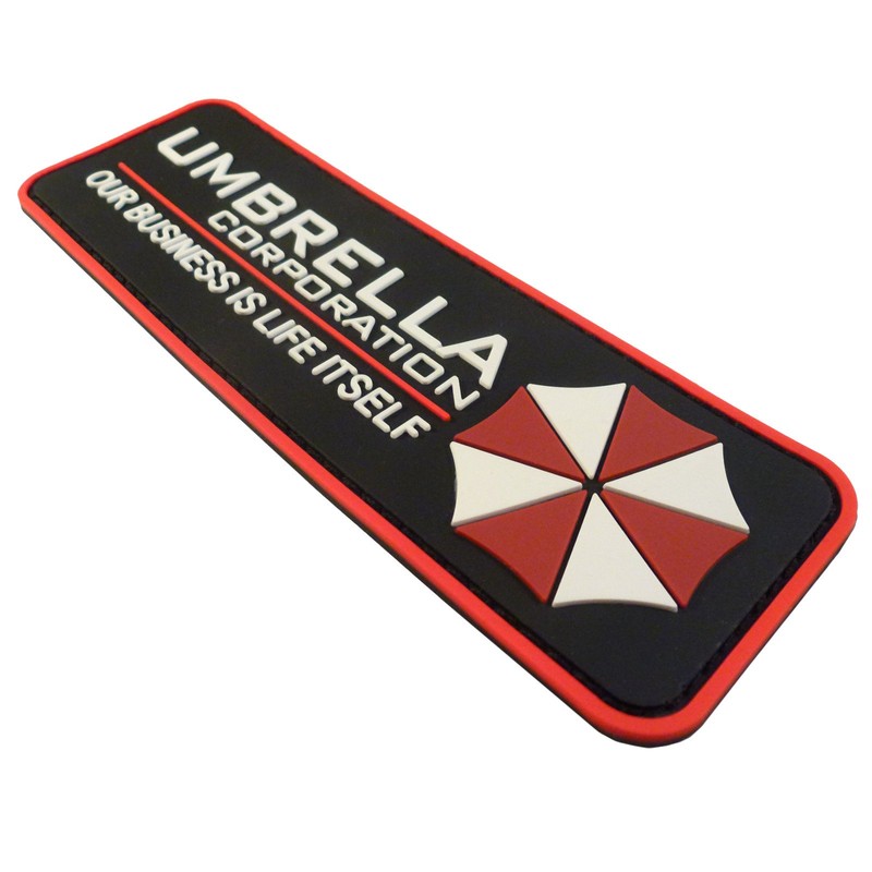 Umbrella Corporation Resident Evil Cosplay PVC Rubber 3D Hook-and-Loop Patch