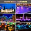 NATPOW Pond Lighting LED Underwater, Underwater Lighting RGB Underwater Pond