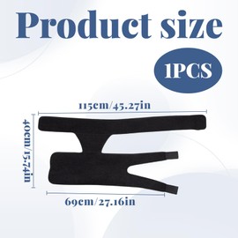 Hip Support for Men and Women,Hip Brace for Women,Groin Supports Men,for Groin Strains Sciatica Hips Thighs and Hamstrings Provide Effective Support(Black)