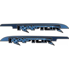 Avery Dennison 2-Ford Raptor SVT F150 Distressed Flag Bedside Vinyl Graphics Decals Avery BLUE