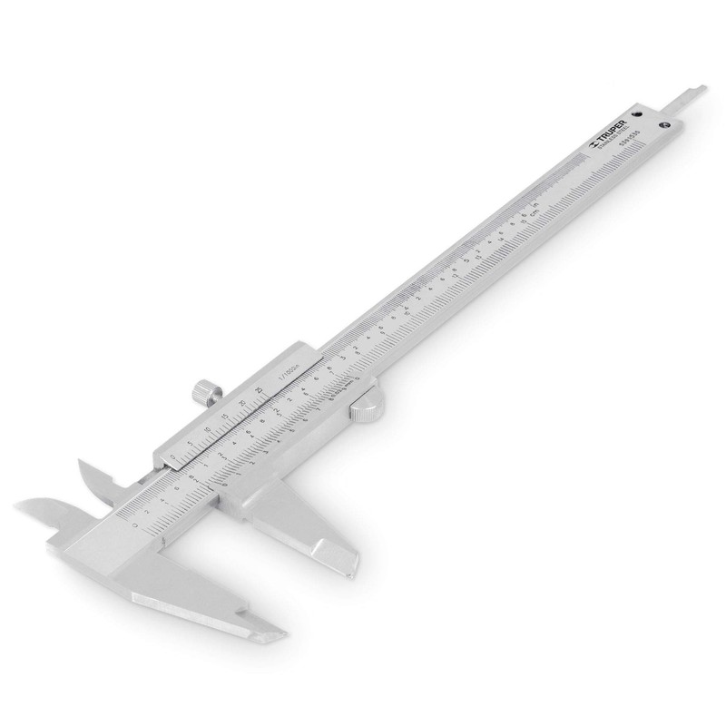 Truper CAL-6MP, Calibrador de 6", mm y std, fabricadas en