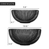 IBWell Metal Wire Woven Fruit Storage Bowl Basket for Kitchen,