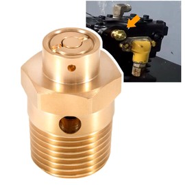 ST-4 Safety Pop Off Valve - Pressure Relief Valve 250 PSI, 1/2" NPT, Replace for #131081 3559097 3403479 Safety Valve