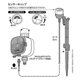 Takagi GTS101 Automatic Watering Part, Rain Sensor, Cancels Timer Reservation When It Senses Rain