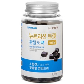 Fokens Dog Nutrition Treat Mini Nutritional Supplement, 180 Tablets, Bone Joint Strengthening, 1 Piece / 포켄스 강아지 뉴트리션 트릿 미니 영양제, 180정, 뼈관절강화, 1개