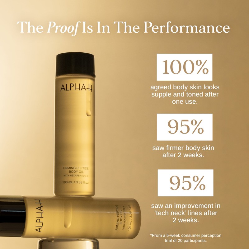 Alpha-H Firming Peptide Body Oil with Hexapeptide-8 100ml